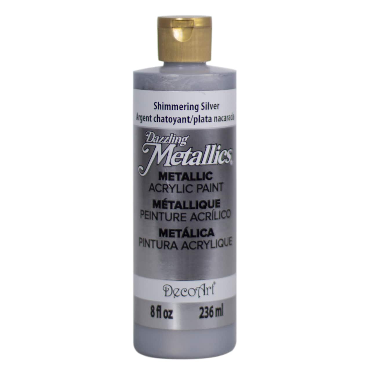 4 Pack: DecoArt® Dazzling Metallics® Paint, 8oz.